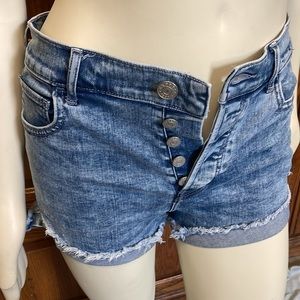 Express midi high rise shorts
